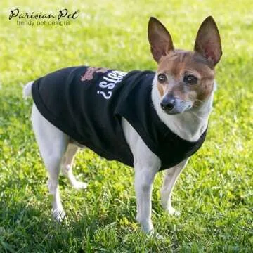 Parisian Pet Dog Tshirt Embroidered Got Treats Design