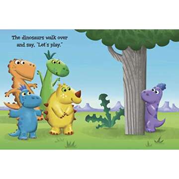 Five Little Dinosaurs - Children's Chunky Padded Board Book - Friendship