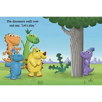 Five Little Dinosaurs - Children's Chunky Padded Board Book - Friendship
