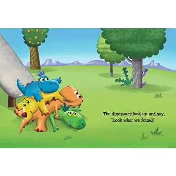 Five Little Dinosaurs - Children's Chunky Padded Board Book - Friendship