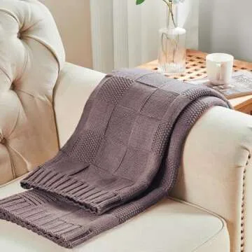 CozeCube Soft Cozy Knit Throw Blanket for All Occasions