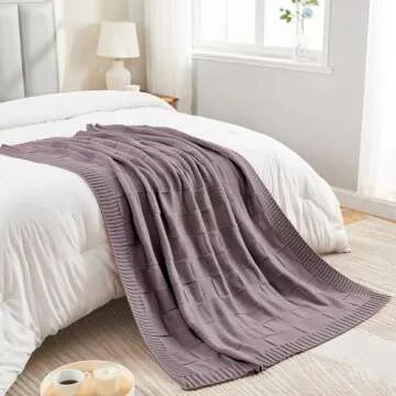 CozeCube Soft Cozy Knit Throw Blanket for All Occasions