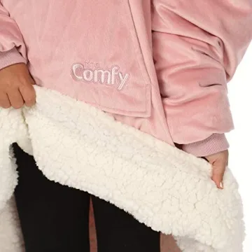 THE COMFY Original Jr Sherpa Wearable Blanket for Kids