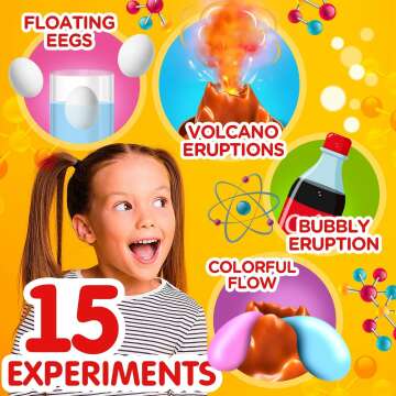 Erupting Volcano Science Kit - 15 Experiments for Kids