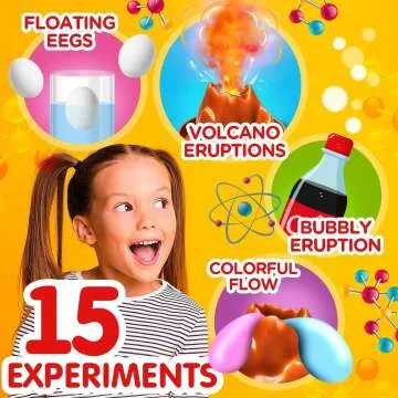Erupting Volcano Science Kit - 15 Experiments for Kids