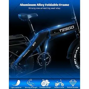 TESGO STT Electric Bicycle 1000W Fast 32MPH Adult eBike