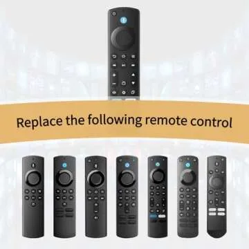 ORQRQO Replacement Remote for All Fire Series, TV Stick, Cube, Insignia, Toshiba, Omni Smart TVs with Voice Control, Compatible with FireStick (2nd Gen, 3rd Gen, HD, 4K, 4K Max, Lite)