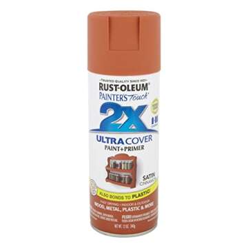 Painter's Touch 2X Spray Paint, Satin Cinnamon, 12-oz.