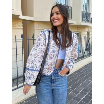 Stylish Wyeysyt Cropped Puffer Jacket for Women