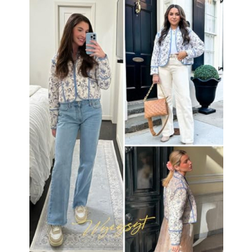 Stylish Wyeysyt Cropped Puffer Jacket for Women