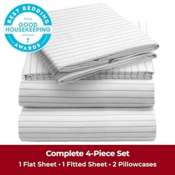 Mellanni King Sheets Set - Luxury Cooling Sheets