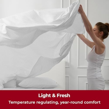 Mellanni King Sheets Set - Luxury Cooling Sheets