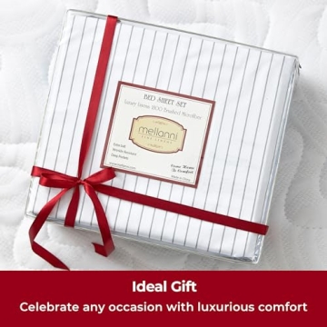 Mellanni King Sheets Set - Luxury Cooling Sheets