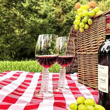 Leaning Tower of Pisa Wine Glass Combination of Unique Modeling and World Cultural Heritage Tilt and Elegant Glasses Give You a New Illusion of Perspective Fun Wine Holder Gift(Set of 2)