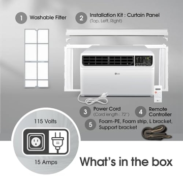 LG 10,000 BTU Dual Inverter Window AC with Smart Features