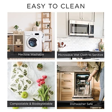 DII Swedish Dishcloths for Eco-Friendly Kitchen Cleaning