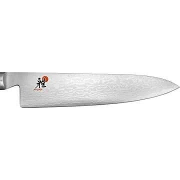 Miyabi Kaizen Chef's Knife, Medium, Black with Red Accent