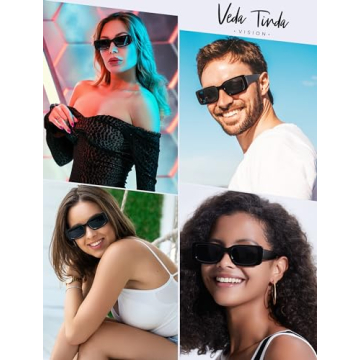 Veda Tinda Polarized Rectangle Sunglasses for Everyone