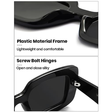 Veda Tinda Polarized Rectangle Sunglasses for Everyone