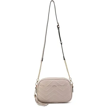 Lola Mae Quilted Crossbody Bag Medium Lightweight Purse