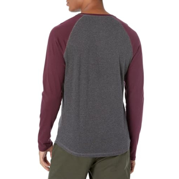 Slim-Fit Long-Sleeve Henley Shirt for Men - Affordable Style