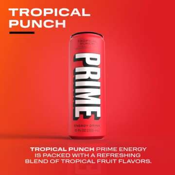PRIME Energy Tropical Punch | Zero Sugar Energy Drink