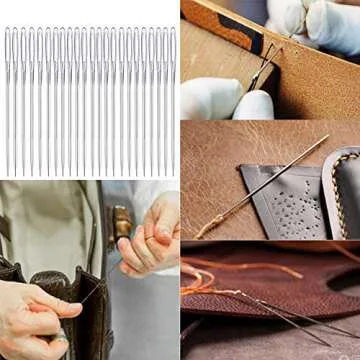 Large Eye Sewing Needles Set for Easy Threading