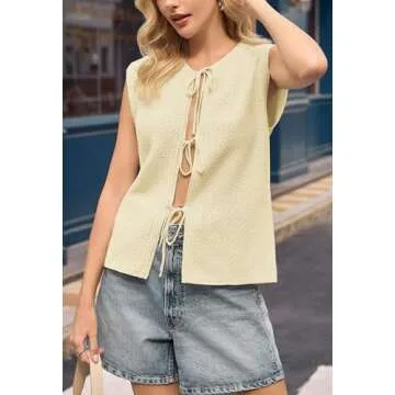 Stylish Yousify Sleeveless Sweater Vest for Women