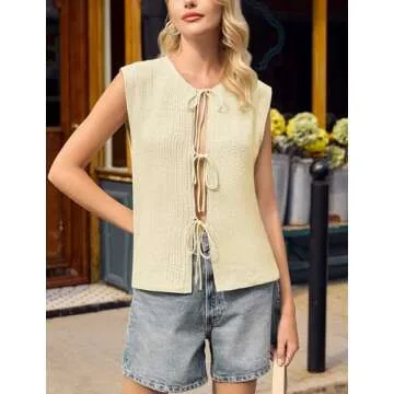 Stylish Yousify Sleeveless Sweater Vest for Women