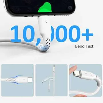 6 inch Short USB C Cord Fast Charge 5 Pack Durable USB A to USB Type C 3A Fast Charging Cable for Charging Station Compatible with Samsung Galaxy Note 20 A20 A51 S10 S20 Plus Ultra LG Stylo K51