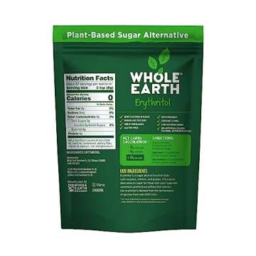 Whole Earth Sweetener Co. 100% Erythritol Sweetener - Keto & Gluten Free 16 Oz