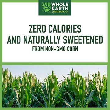 Whole Earth Erythritol Sweetener - Zero Calorie Natural Sugar Substitutes
