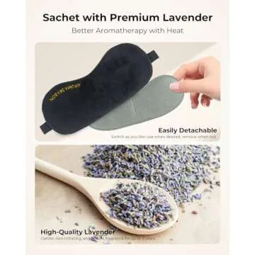Aroma Season Heated Eye Mask for Relaxation and Comfort