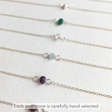 Rebecca Anne January Garnet Birthstone Necklace for All