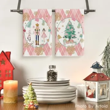 Artoid Mode Nutcracker Christmas Kitchen Towels - Set of 2