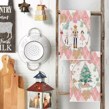 Artoid Mode Nutcracker Christmas Kitchen Towels - Set of 2