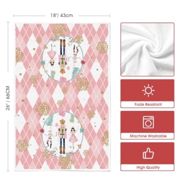 Artoid Mode Nutcracker Christmas Kitchen Towels - Set of 2