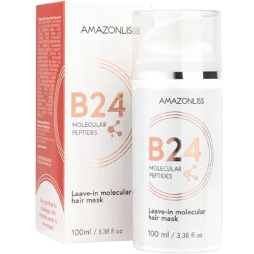 Amazonliss B24 Leave-In Repair Hair Mask, 4-Minute Speed Treatment, Renews Hair Damage From Color, C...