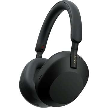 Sony WH-1000XM5 Noise Cancelling Headphones - Hands Free Music Experience