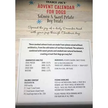 Trader Joe's Festive Advent Calendar for Dogs with Treats