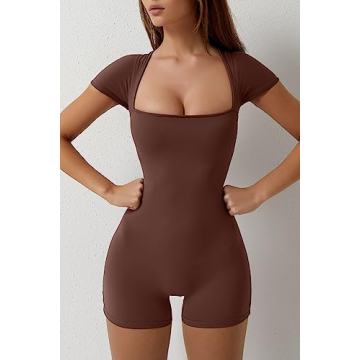 Stylish Women's Square Neck Bodysuit for Summer