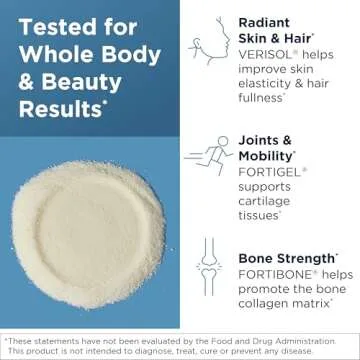 Designs for Health Whole Body Collagen Powder - Hydrolyzed Collagen Peptides Powder for Skin, Joint + Bone Health - Fortigel, Fortibone & Verisol Collagen for Women & Men, Unflavored (30 Servings)