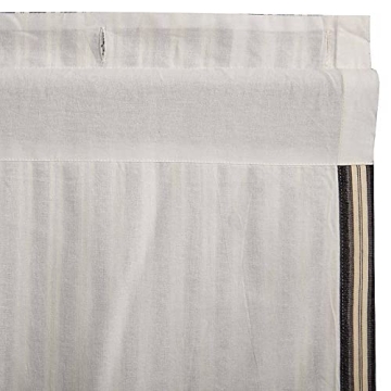 Stylish VHC Brands Ashmont Shower Curtain in Ticking Stripe Pattern