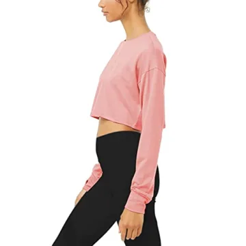 Bestisun Long Sleeve Crop Top for Stylish Comfort