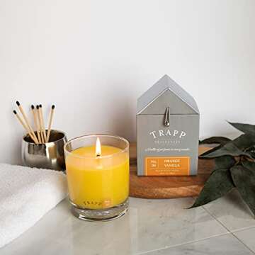 Trapp Signature Home Collection No. 4 Orange Vanilla Scented Candle - 7 Ounce