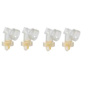 Medela PersonalFit Connectors WITH Valves & Membranes 2 pairs- Bulk