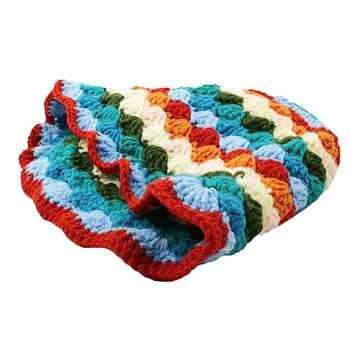 Stylish Crochet Bucket Hat for Women - Boho Floral Cap