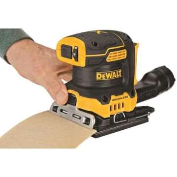 DEWALT DCW200B 20V MAX XR Brushless Cordless 1/4 Sheet Variable Speed Sander (Tool Only)