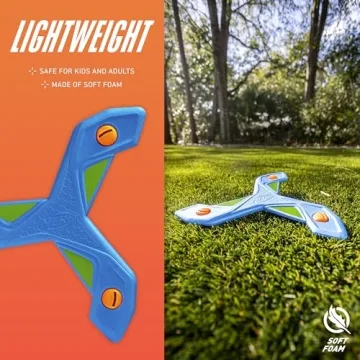 Nerf Slingerang Foam Boomerang - Perfect Outdoor Toy for Kids