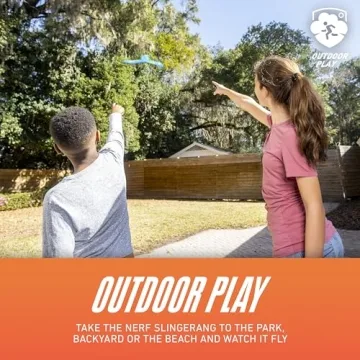 Nerf Slingerang Foam Boomerang - Perfect Outdoor Toy for Kids